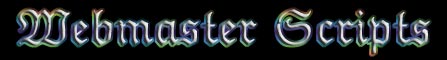 Webmaster Scripts