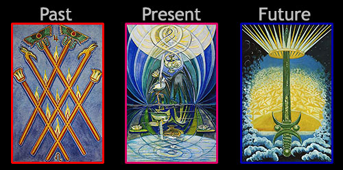 3-card example 2 3-card reading example with ill-dignification