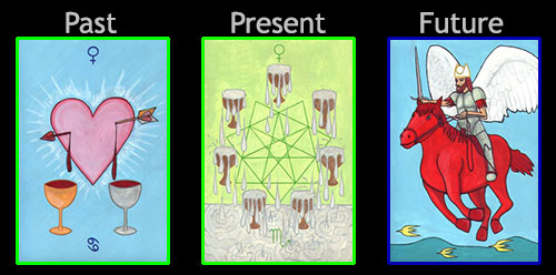 3-card example 3 3-card reading example with ill-dignification